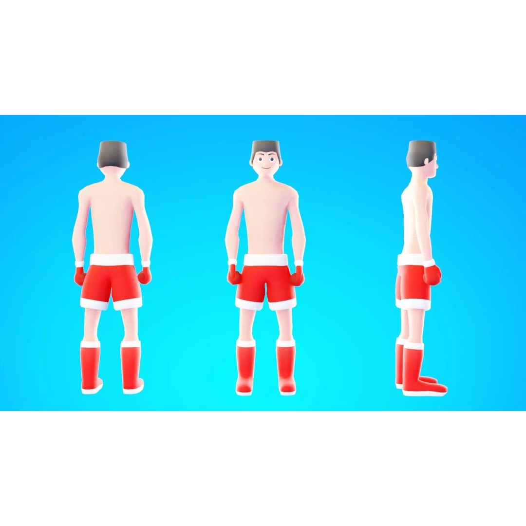 Casual Character Pack 3D Model – Low Poly Rigged NPCs, FBX - View 9