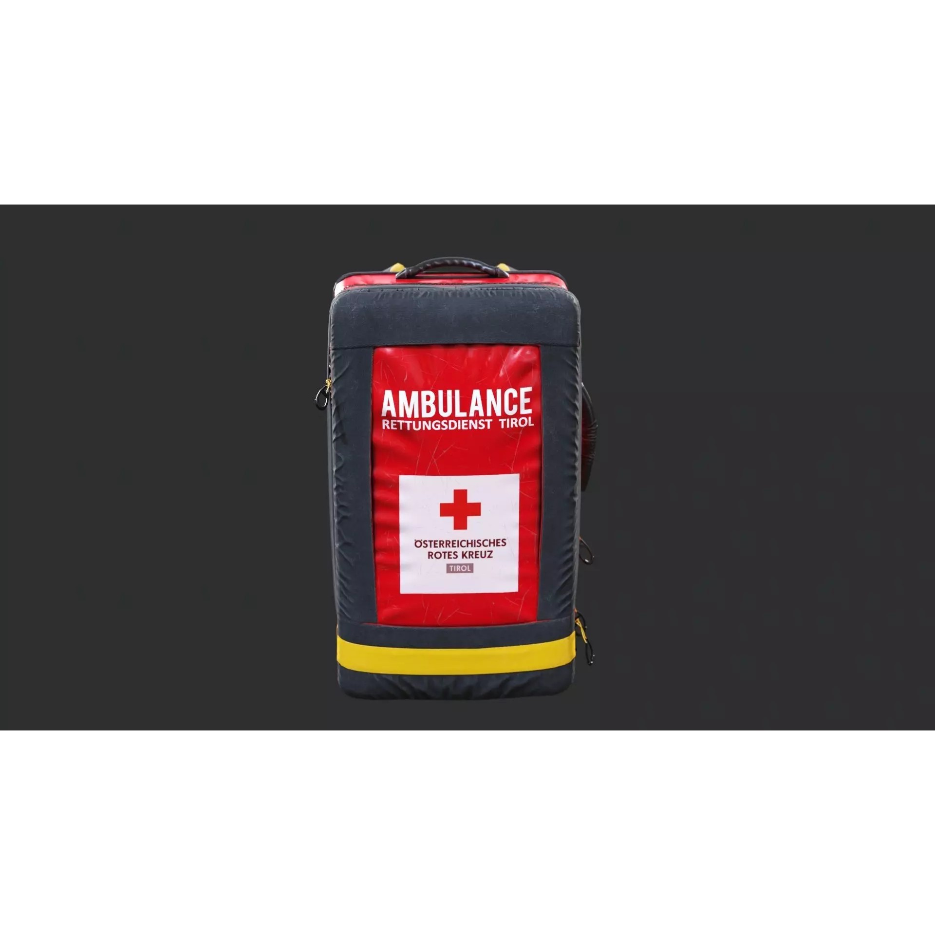 OERK S 203 Ambulance Bag - Low-Poly Game-Ready 3D Model - View 2