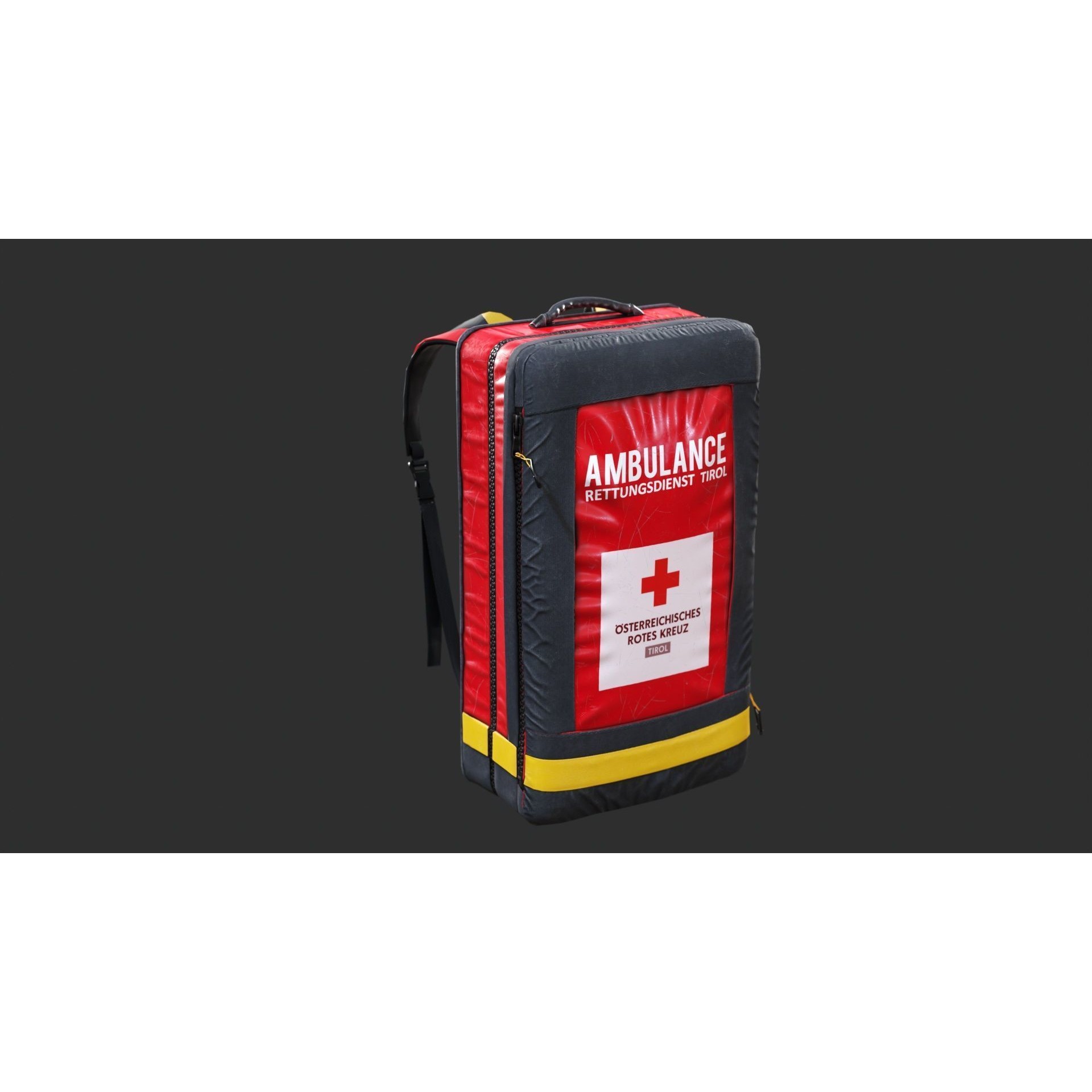 OERK S 203 Ambulance Bag - Low-Poly Game-Ready 3D Model - View 3