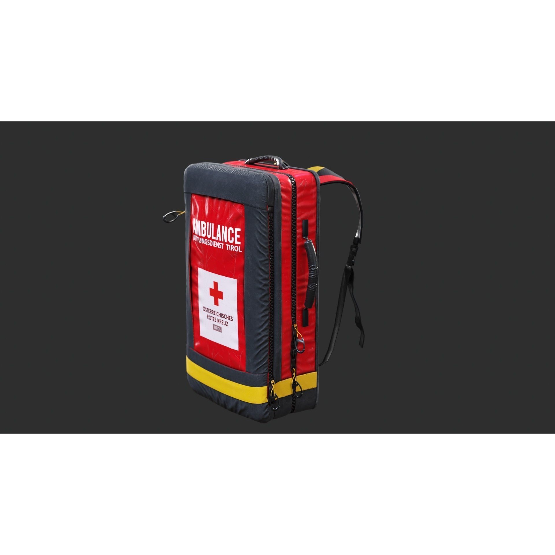 OERK S 203 Ambulance Bag - Low-Poly Game-Ready 3D Model - View 5
