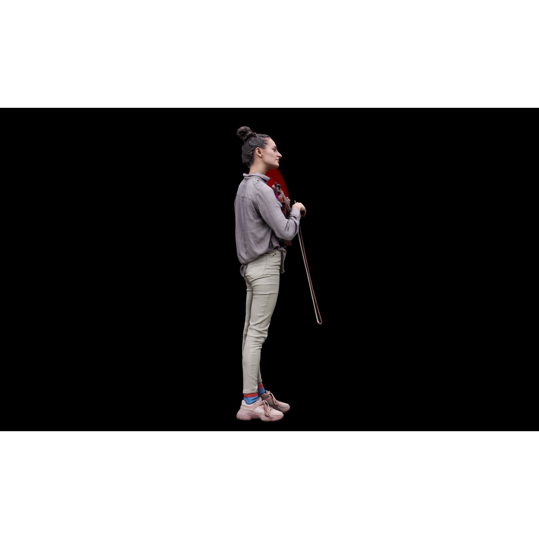 Waja Violin 3D Model – High Poly OBJ, 8K Textures, Game Asset - View 8