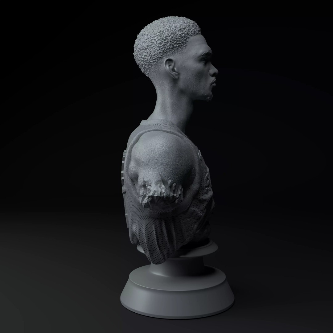 Victor Wembanyama 3D Model – Premium Bust for 3D Printing, STL - View 8