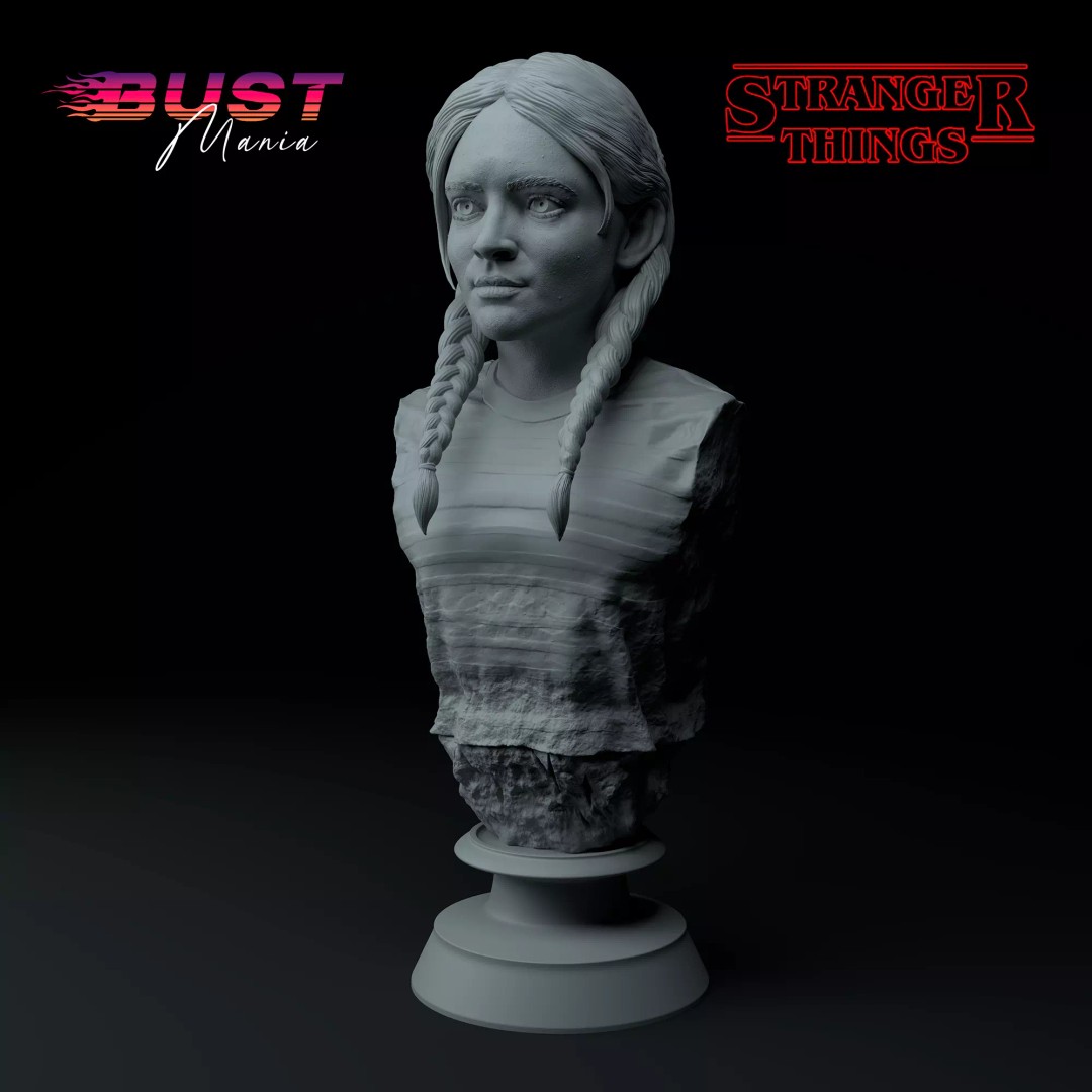 Max Mayfield 3D Bust – Premium Collectible Sculpture, STL - View 2