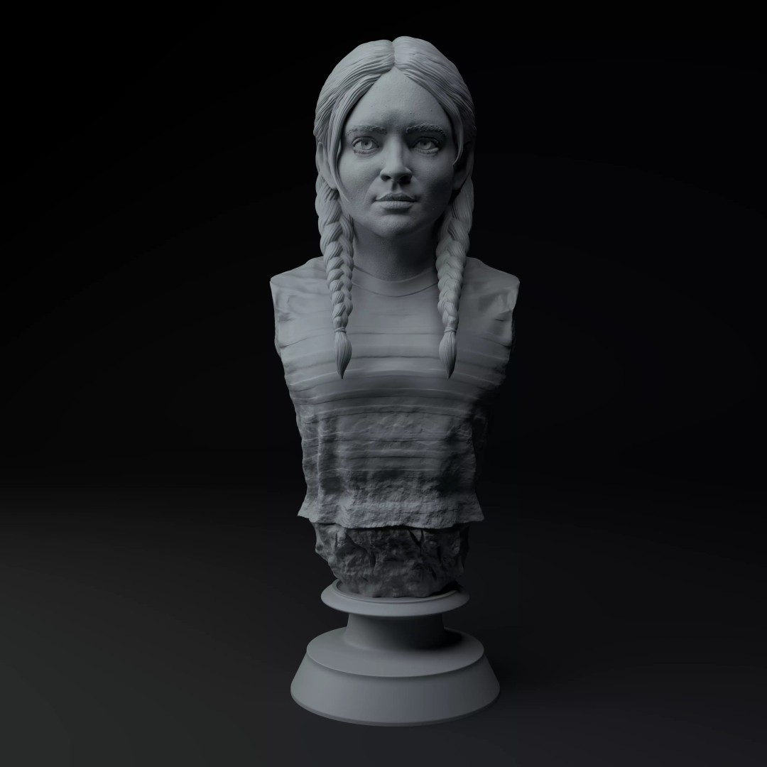 Max Mayfield 3D Bust – Premium Collectible Sculpture, STL - View 4