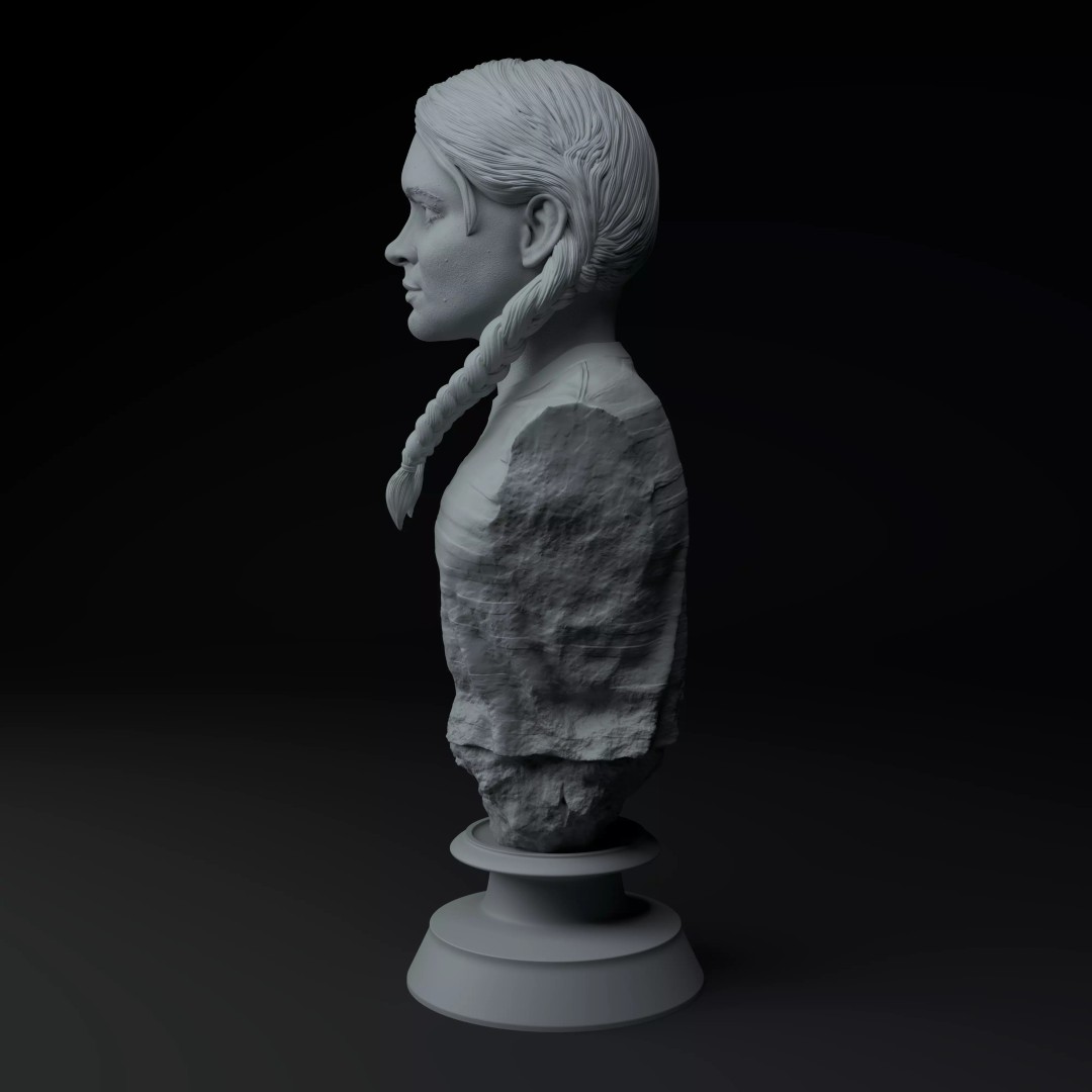 Max Mayfield 3D Bust – Premium Collectible Sculpture, STL - View 5