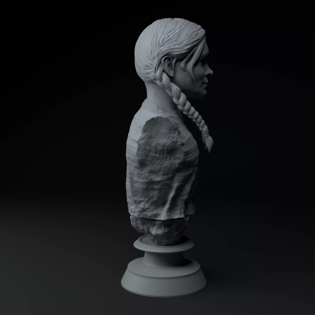 Max Mayfield 3D Bust – Premium Collectible Sculpture, STL - View 9