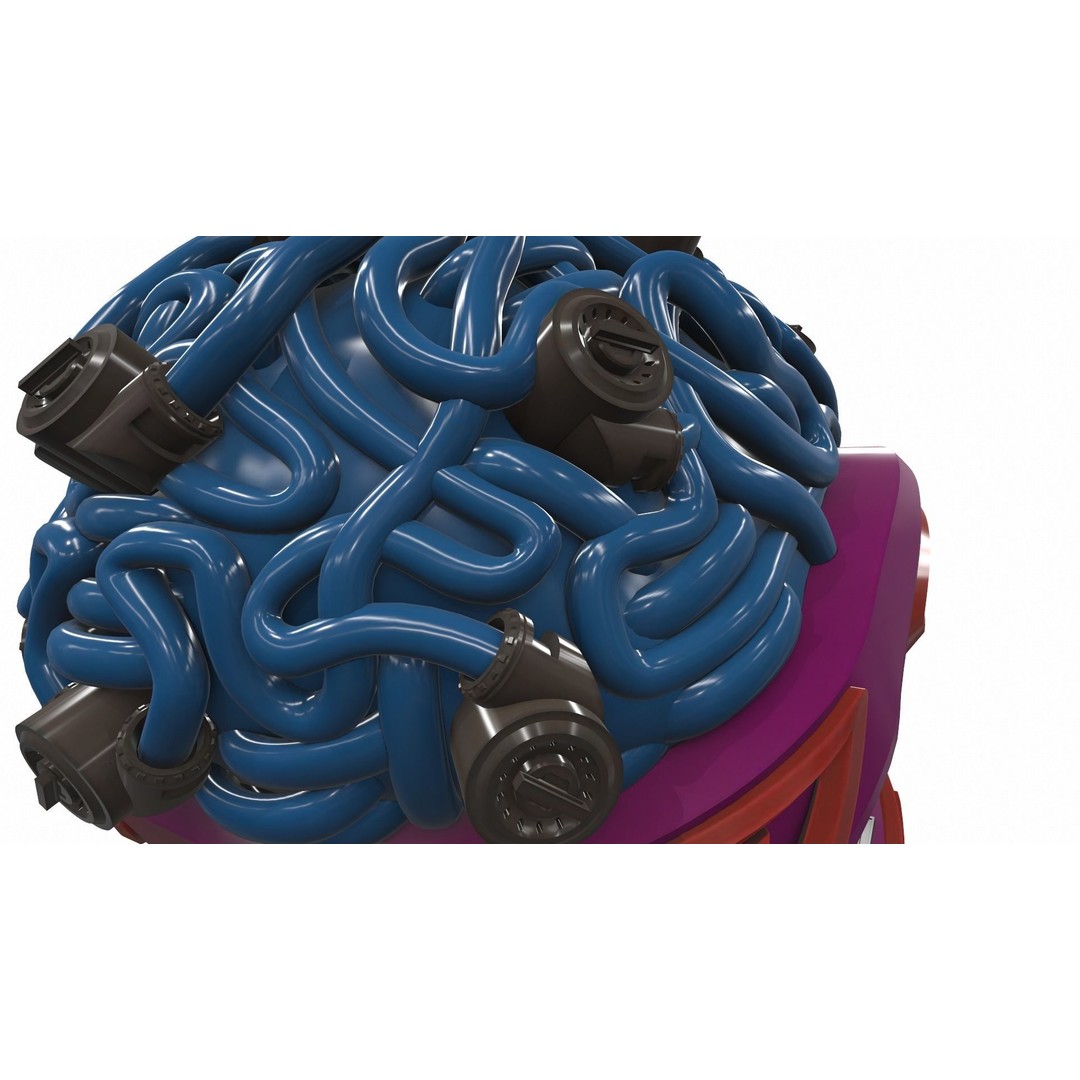Artificial Brain 3D Model – High Poly PBR Asset for Interior Visualization - View 10
