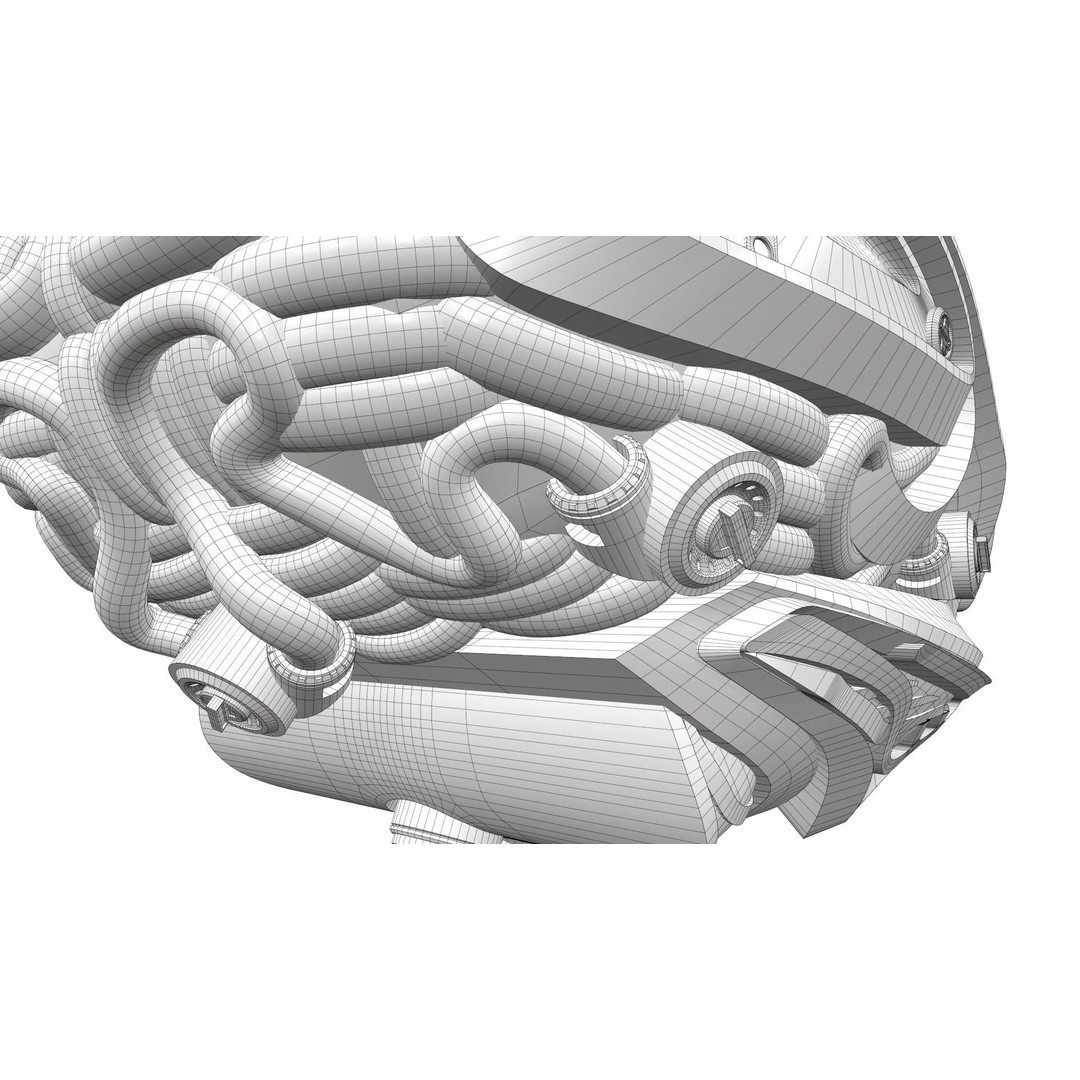 Artificial Brain 3D Model – High Poly PBR Asset for Interior Visualization - View 31