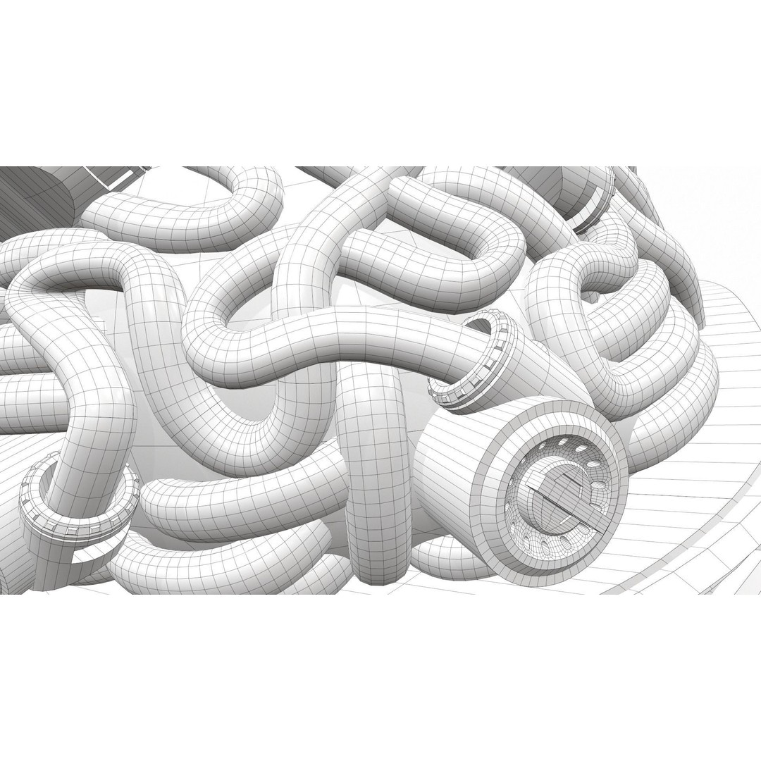 Artificial Brain 3D Model – High Poly PBR Asset for Interior Visualization - View 35