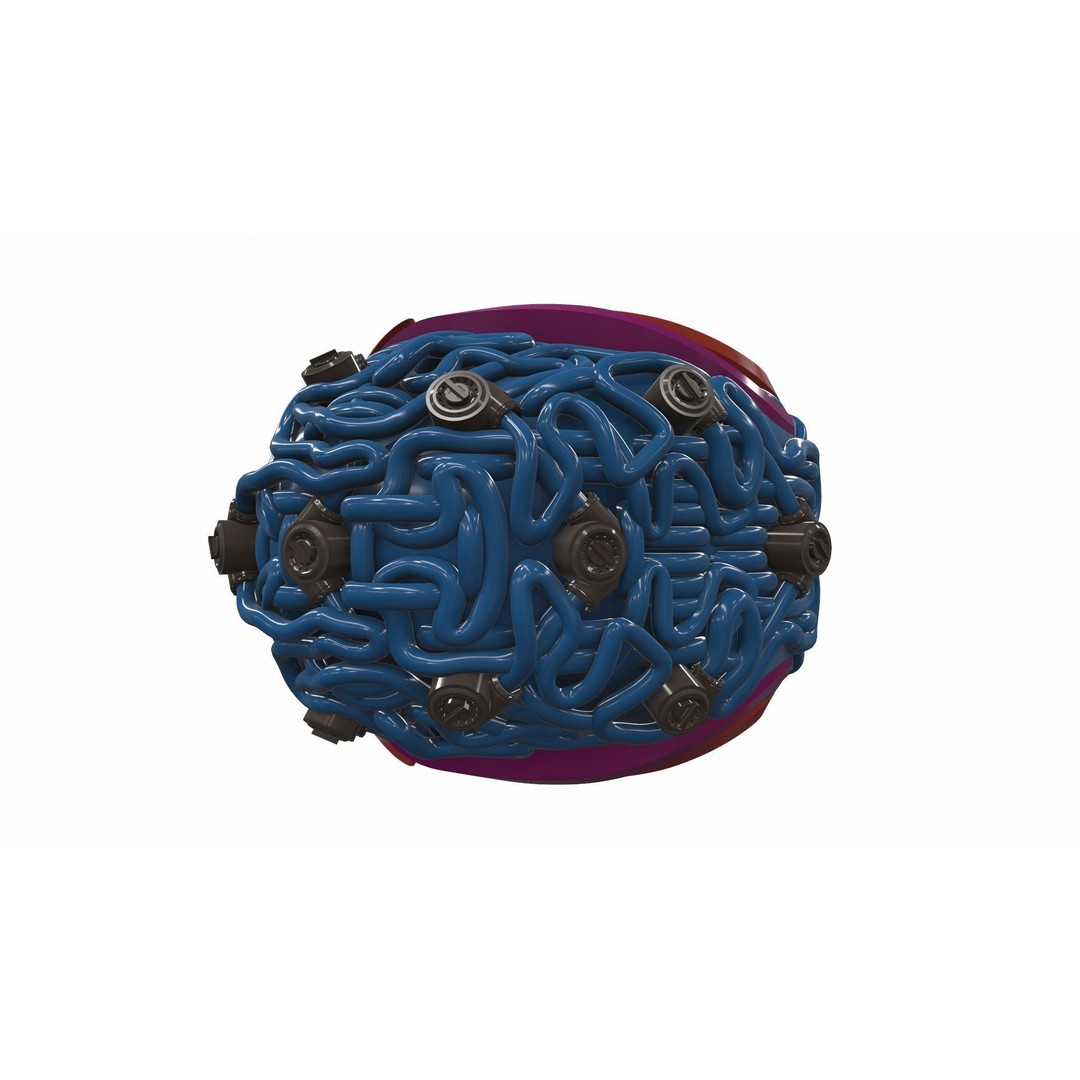 Artificial Brain 3D Model – High Poly PBR Asset for Interior Visualization - View 9