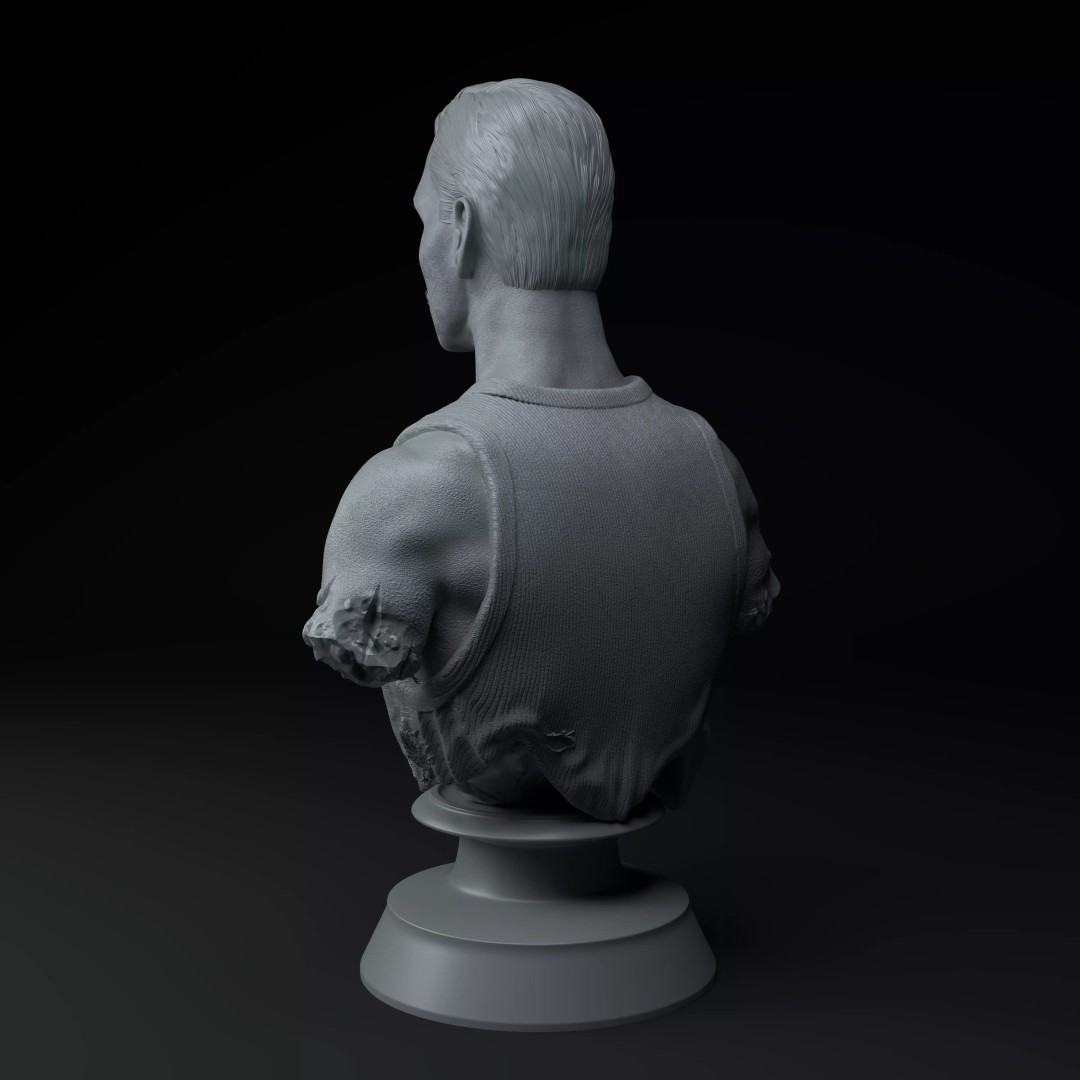 Freddie Mercury 3D Model – Premium Bust Sculpture, STL Format - View 5