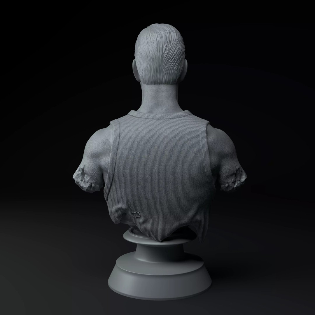 Freddie Mercury 3D Model – Premium Bust Sculpture, STL Format - View 6