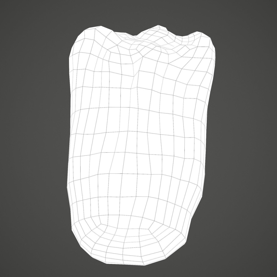 Severed Tongue 3D Model – Low Poly PBR Asset, FBX Format