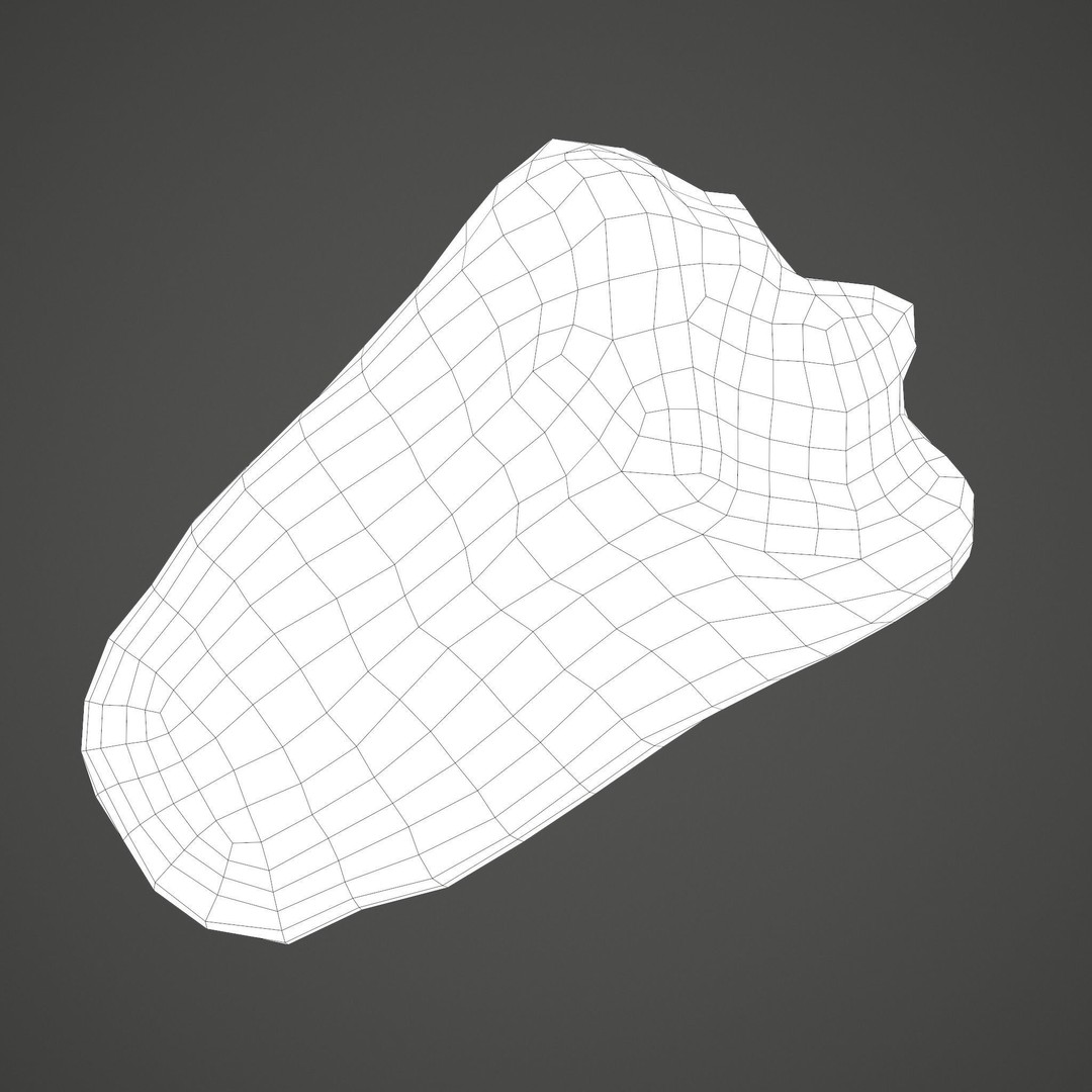 Severed Tongue 3D Model – Low Poly PBR Asset, FBX Format - View 27