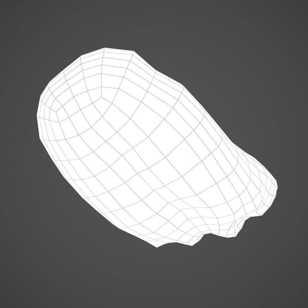 Severed Tongue 3D Model – Low Poly PBR Asset, FBX Format - View 29