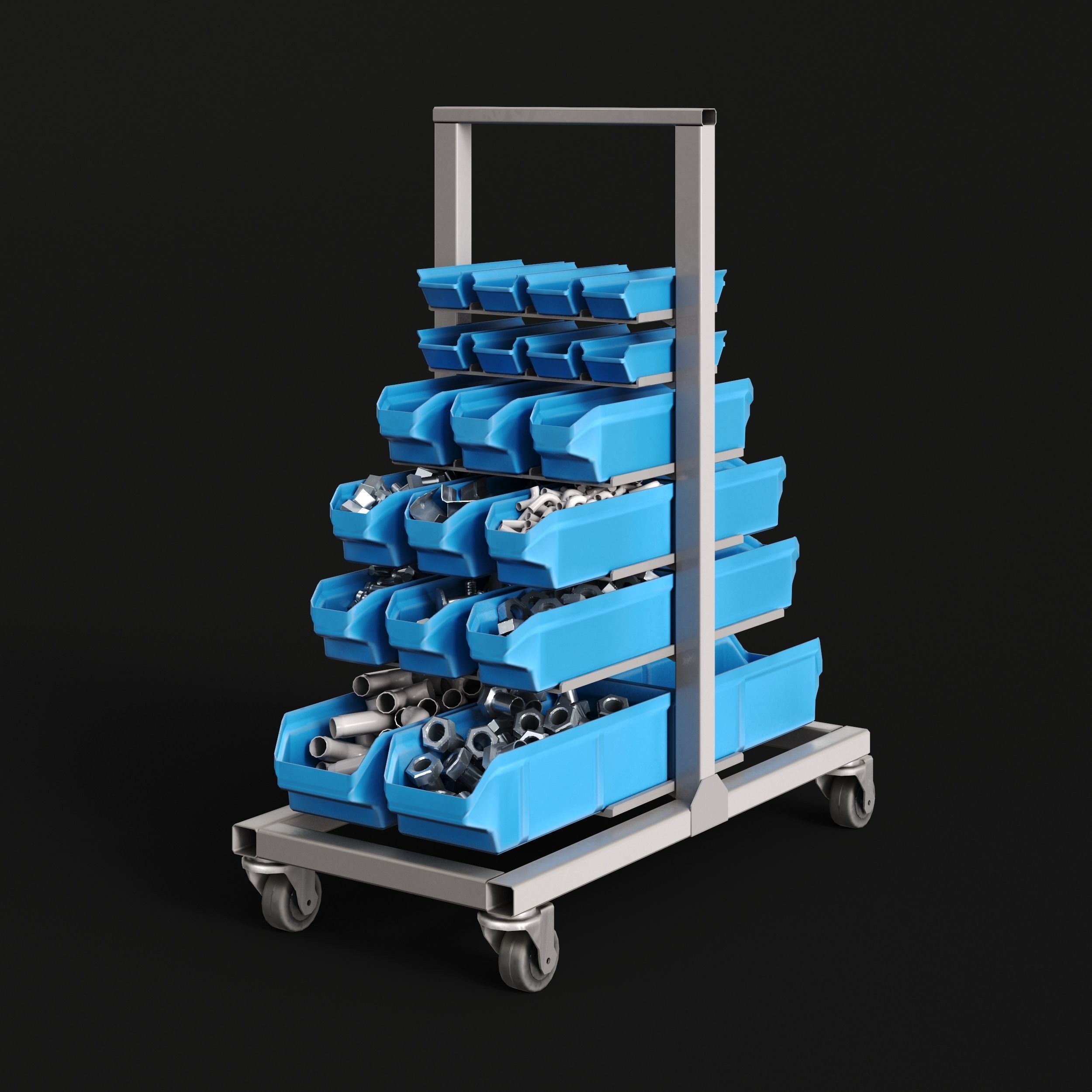 Factory and Warehouse Equipment - Game-Ready 3D Model - View 19