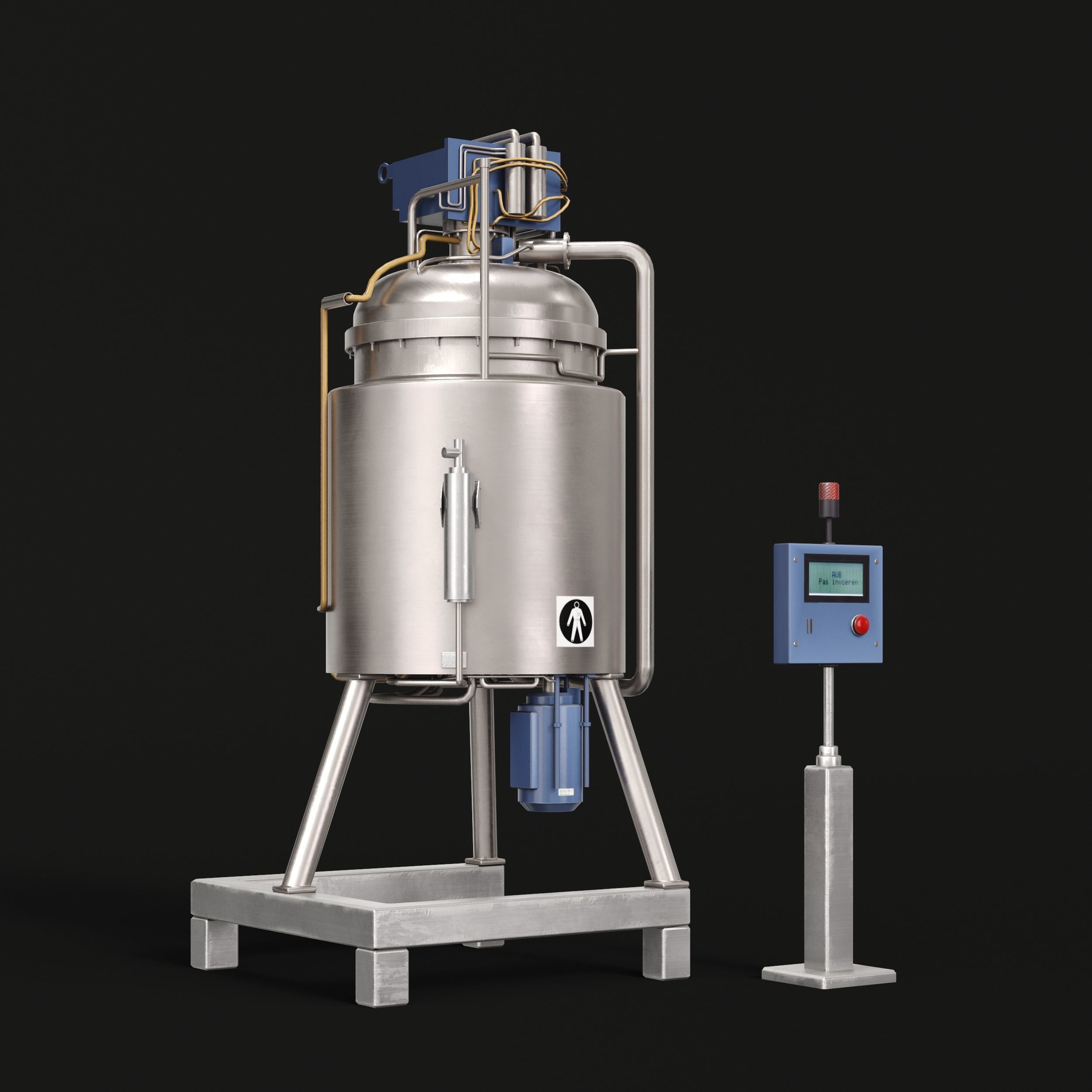 Factory and Warehouse Equipment - Game-Ready 3D Model - View 24