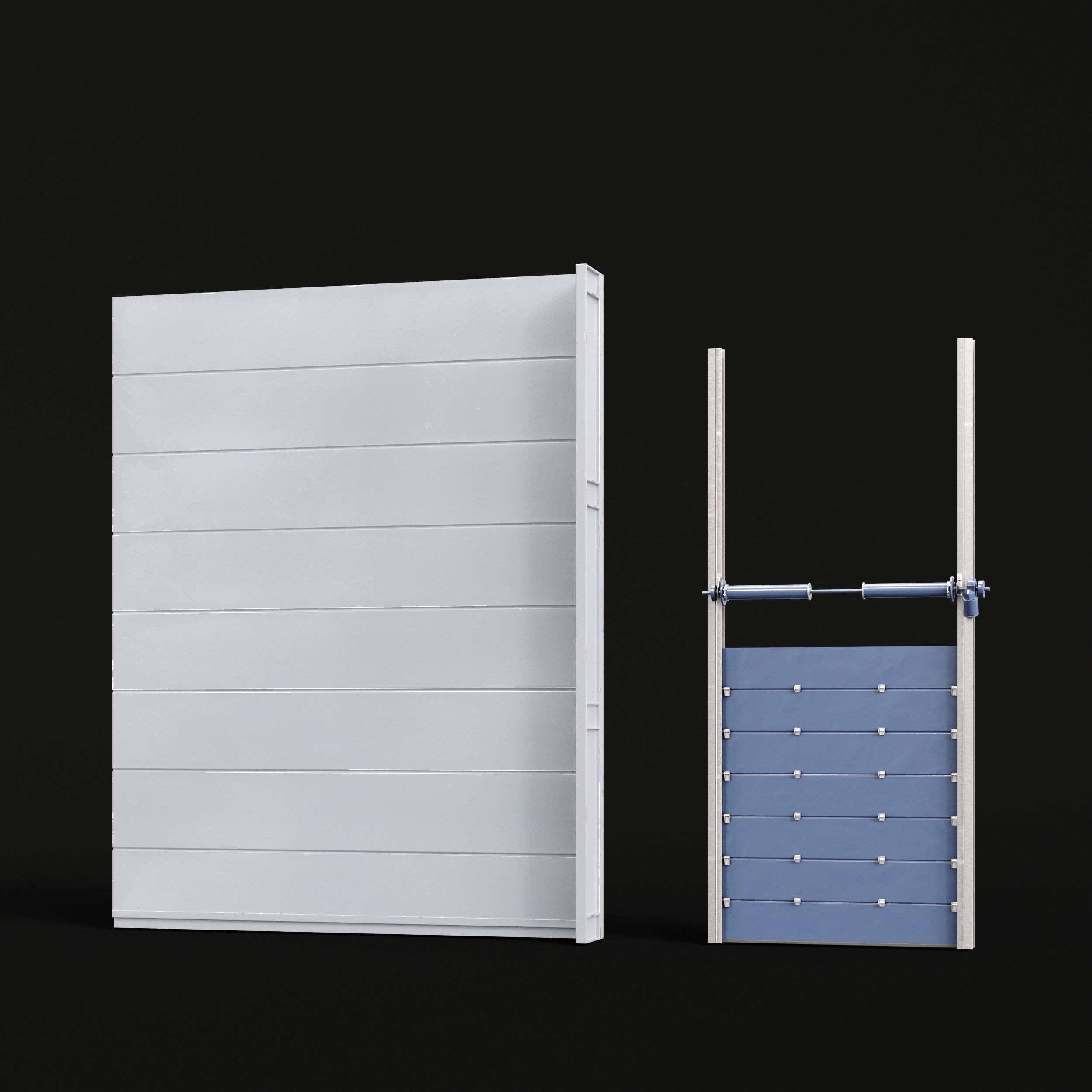 Factory and Warehouse Equipment - Game-Ready 3D Model - View 30