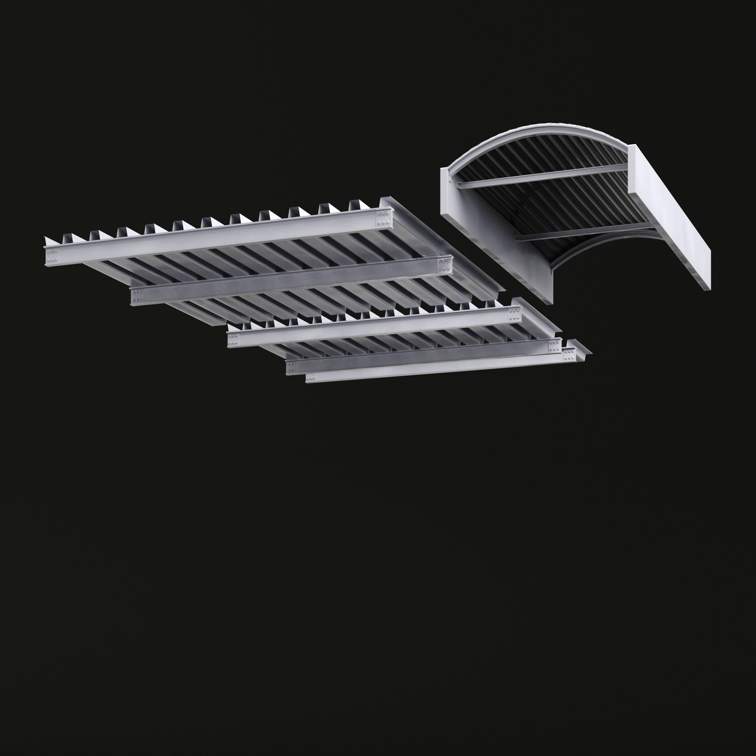 Factory and Warehouse Equipment - Game-Ready 3D Model - View 33