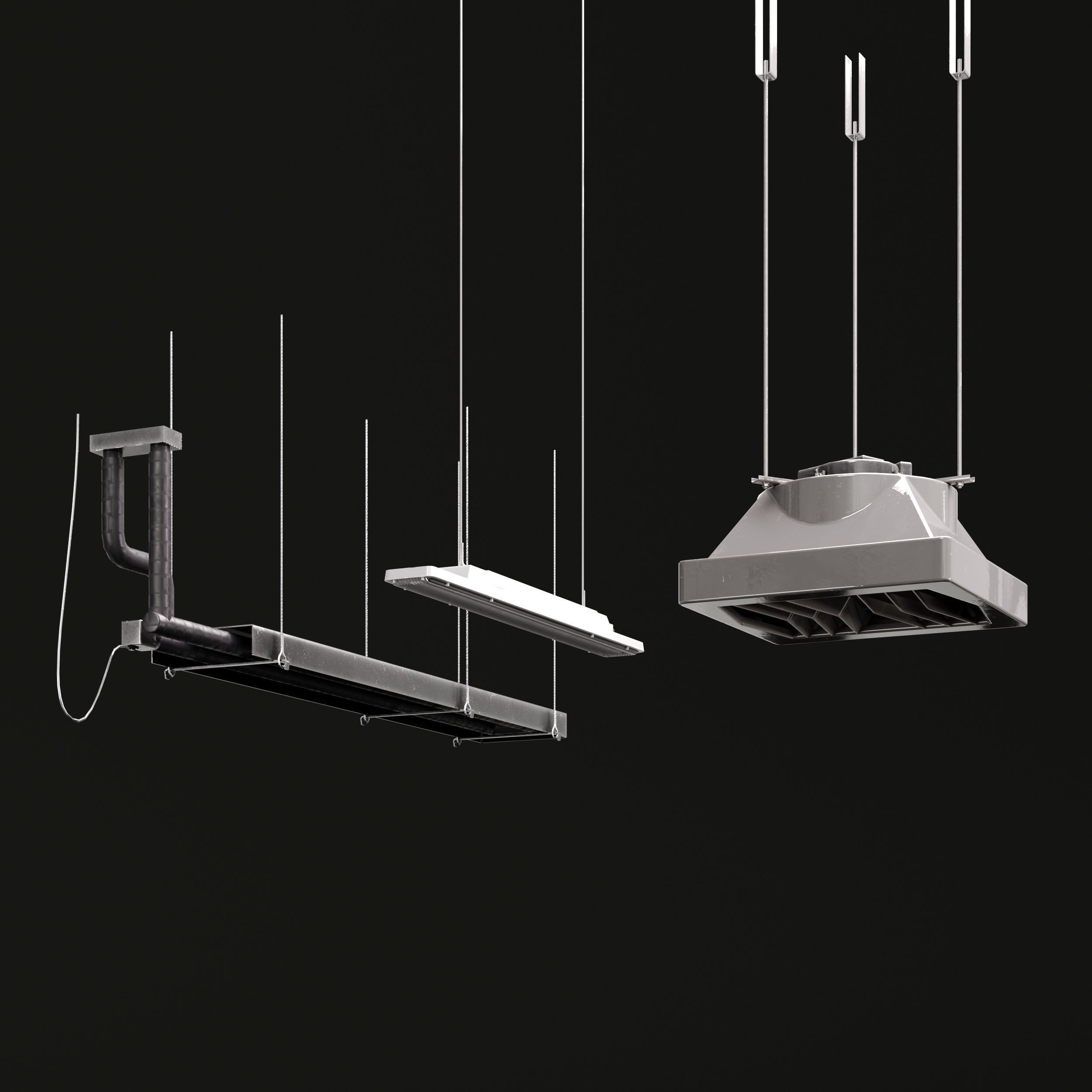Factory and Warehouse Equipment - Game-Ready 3D Model - View 36