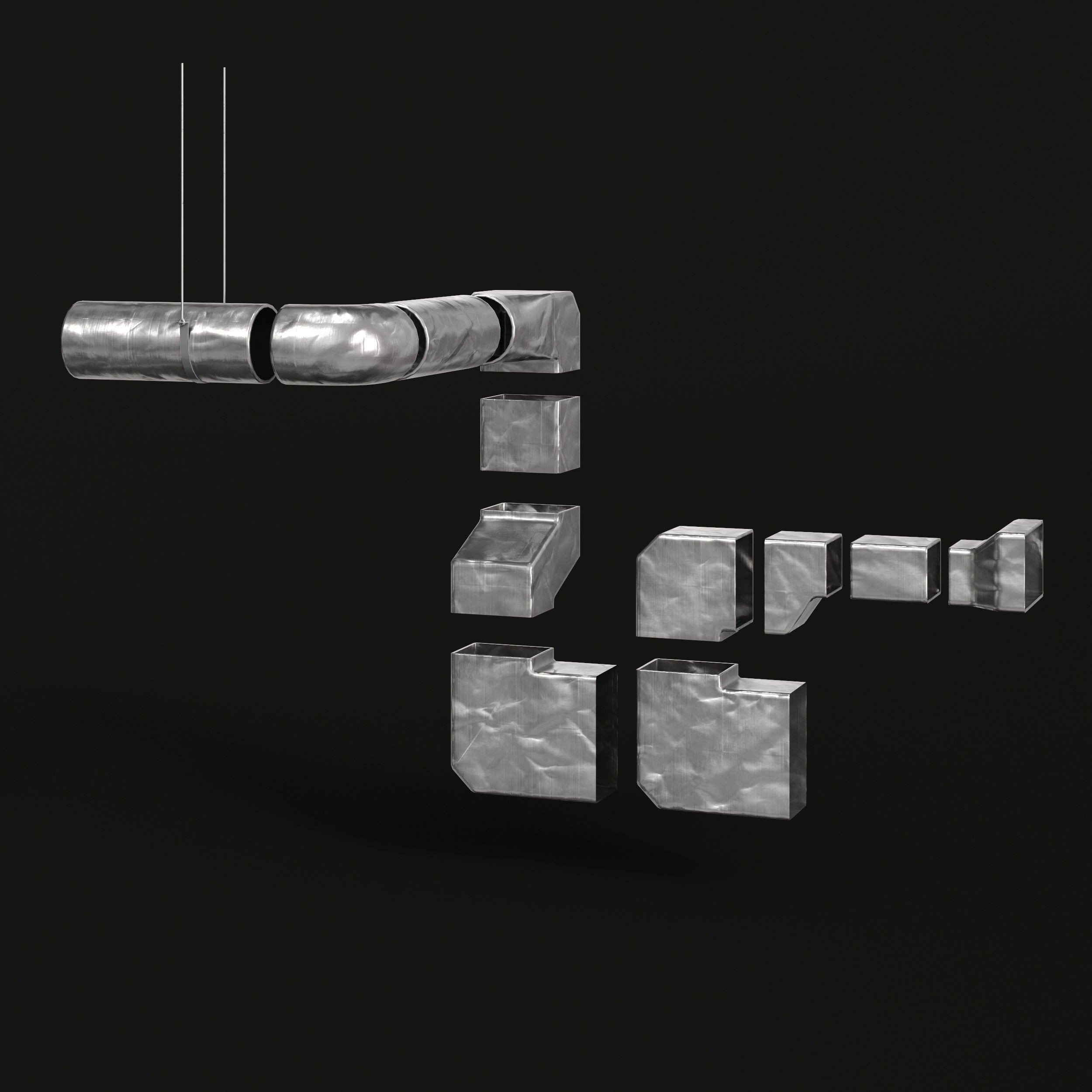 Factory and Warehouse Equipment - Game-Ready 3D Model - View 38