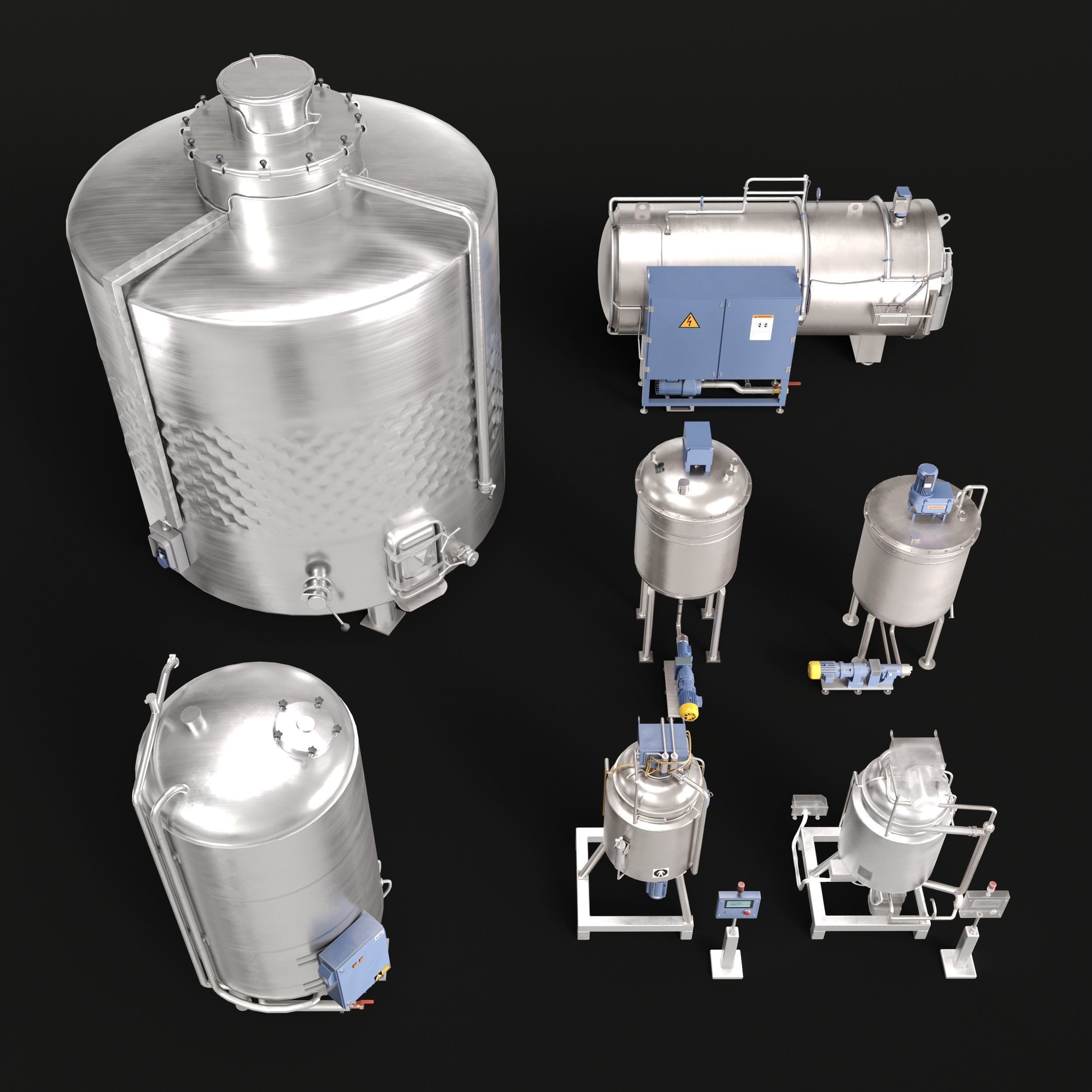 Factory and Warehouse Equipment - Game-Ready 3D Model - View 43