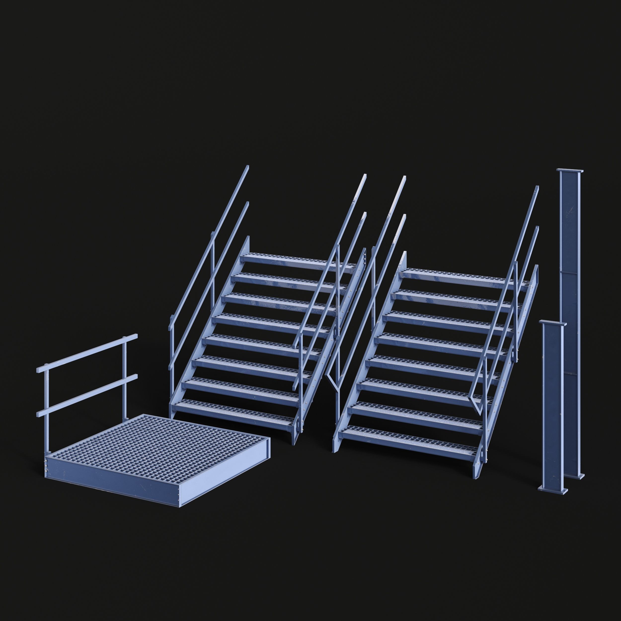 Factory and Warehouse Equipment - Game-Ready 3D Model - View 6