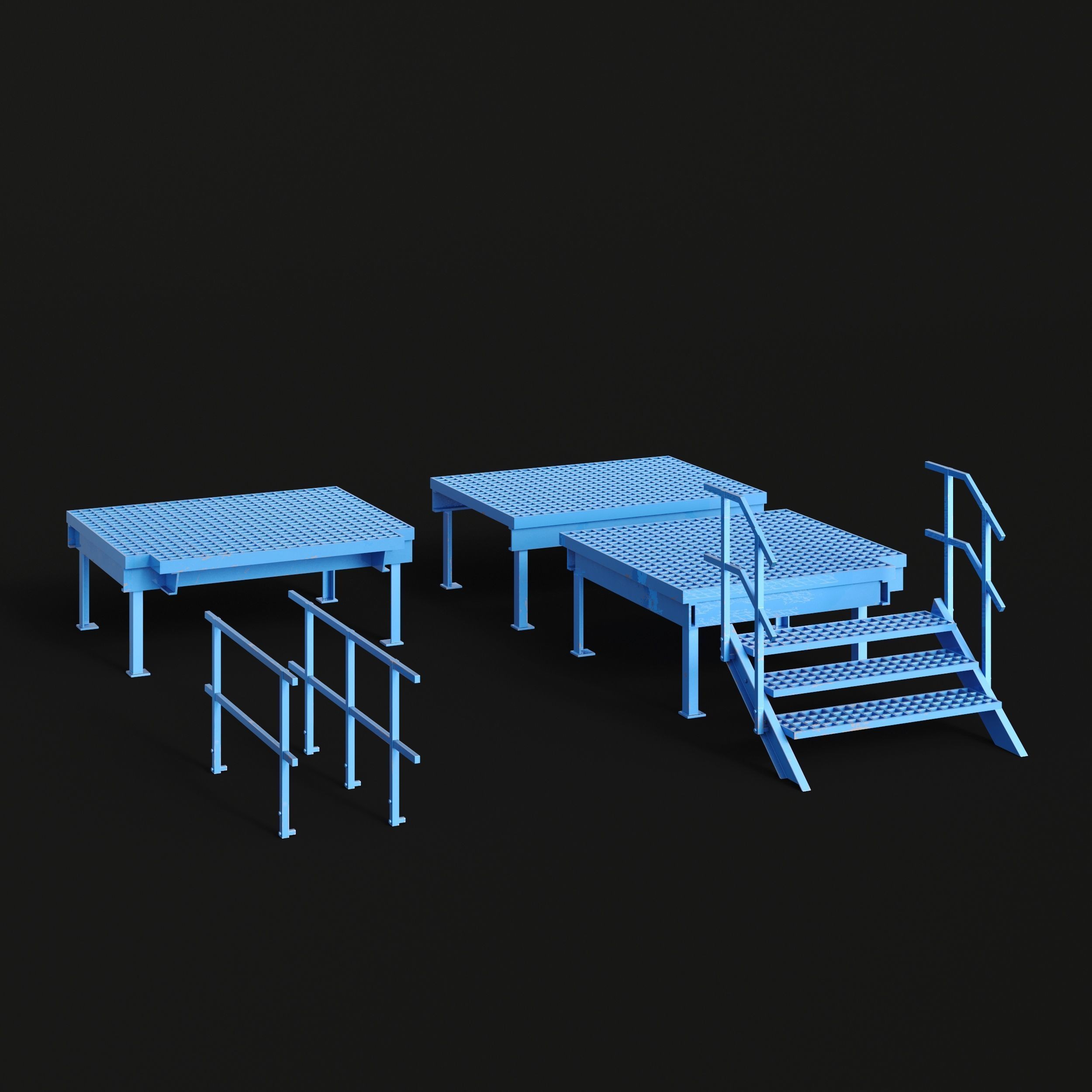 Factory and Warehouse Equipment - Game-Ready 3D Model - View 8