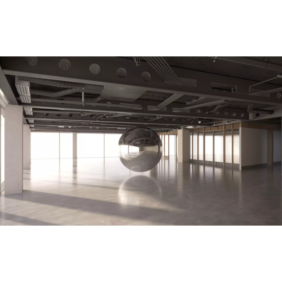 Industrial Office Space 3D Model – High Poly Interior with Textures, FBX, OBJ - View 2