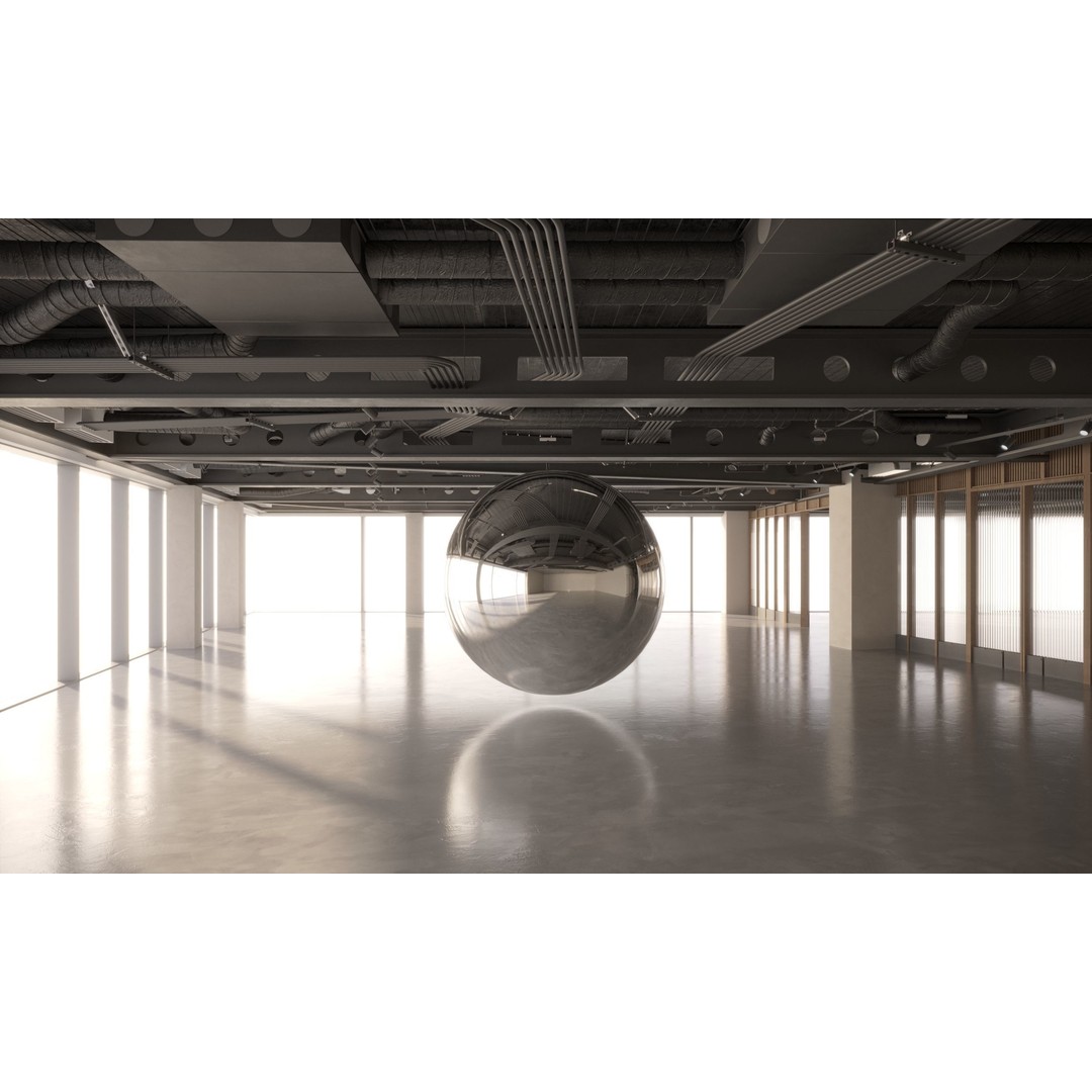 Industrial Office Space 3D Model – High Poly Interior with Textures, FBX, OBJ - View 4