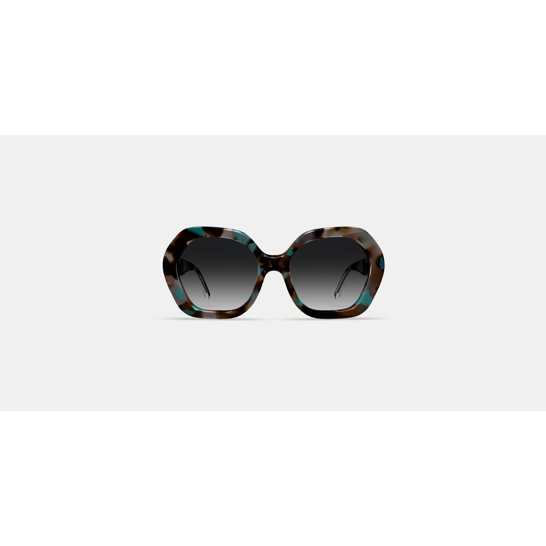 Estrada Sunglasses 3D Model – Prickly Pear Tortoise PBR Asset - View 11