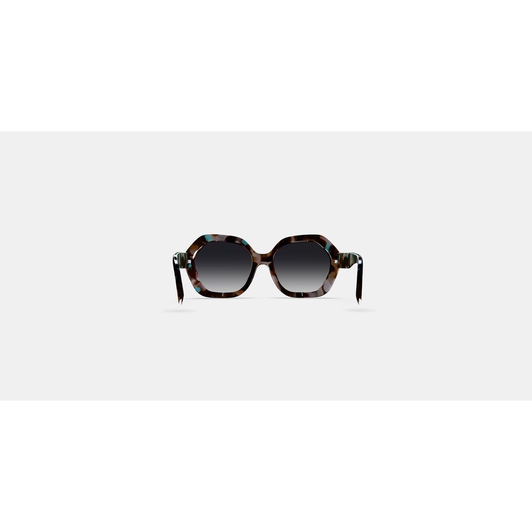 Estrada Sunglasses 3D Model – Prickly Pear Tortoise PBR Asset - View 15