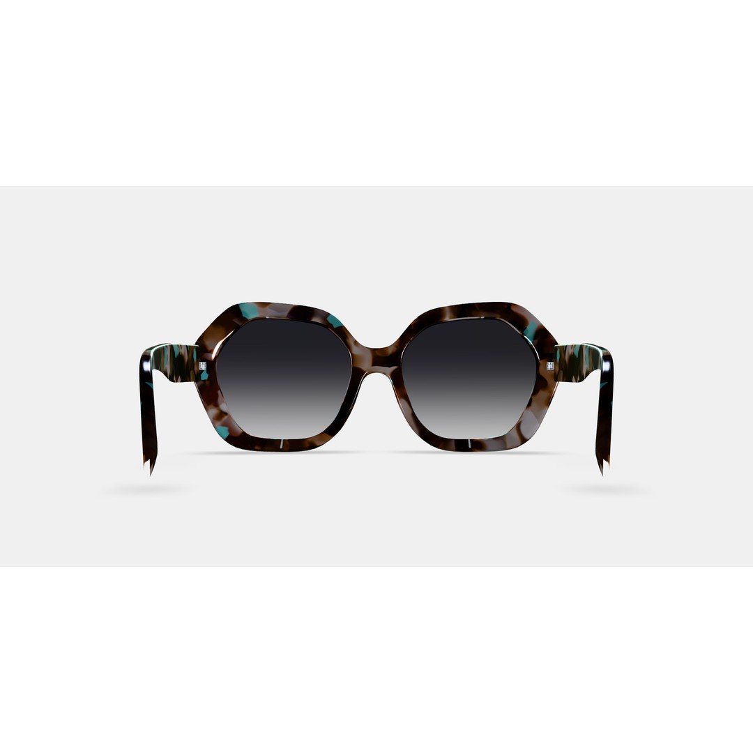 Estrada Sunglasses 3D Model – Prickly Pear Tortoise PBR Asset - View 16