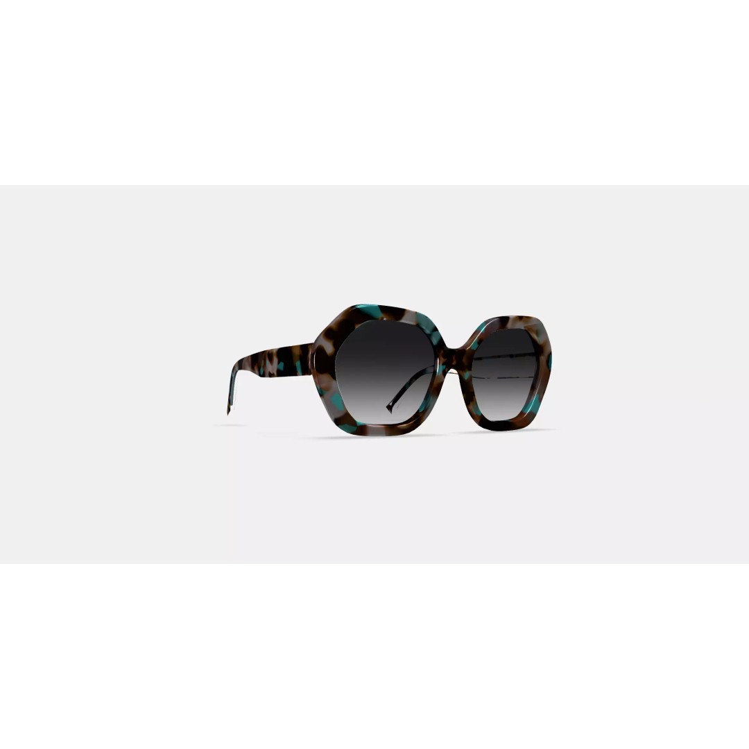 Estrada Sunglasses 3D Model – Prickly Pear Tortoise PBR Asset - View 2