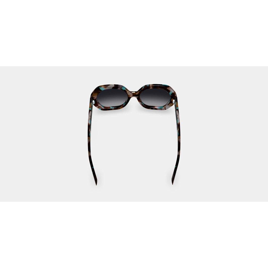 Estrada Sunglasses 3D Model – Prickly Pear Tortoise PBR Asset - View 3