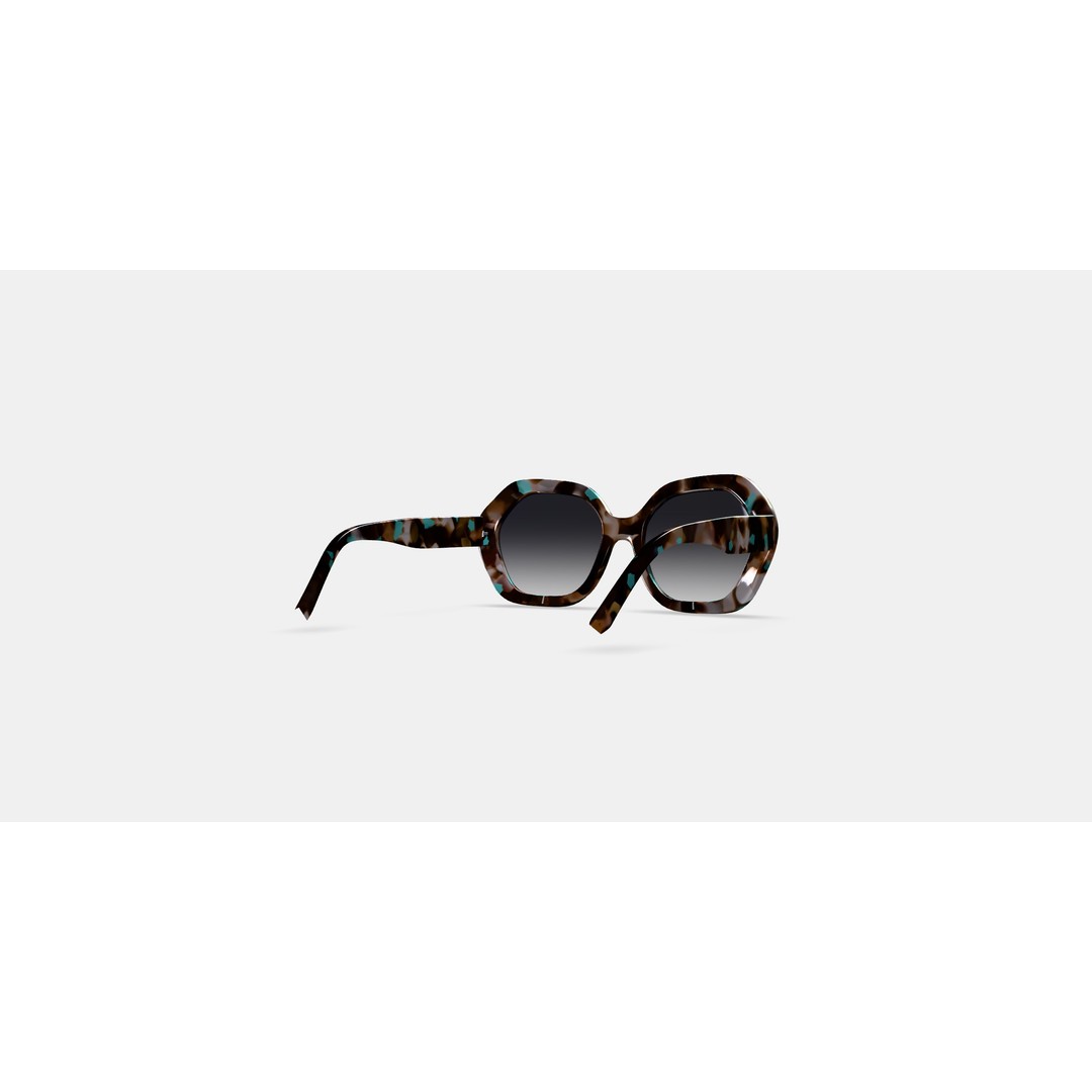 Estrada Sunglasses 3D Model – Prickly Pear Tortoise PBR Asset - View 4