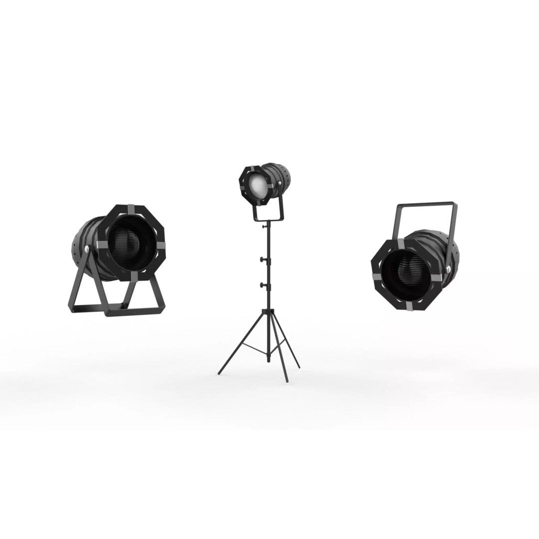 Double Tech Ltd Stage Light 3D Model – PBR Rigged Asset, FBX & OBJ Formats - View 2