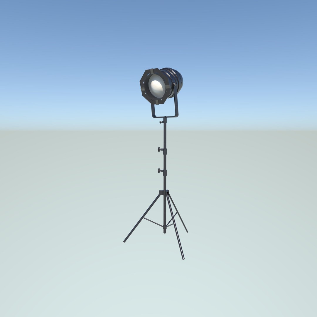 Double Tech Ltd Stage Light 3D Model – PBR Rigged Asset, FBX & OBJ Formats - View 5