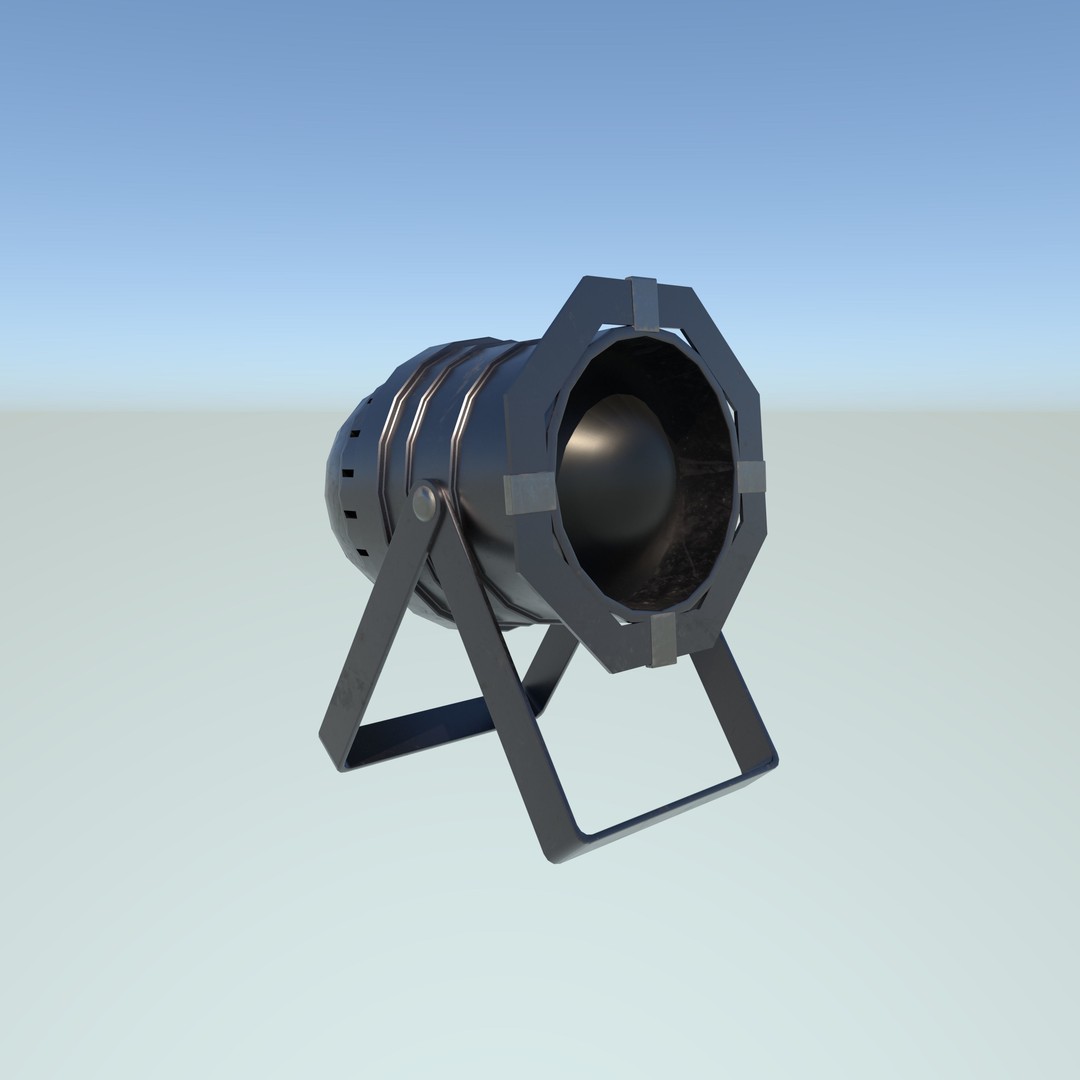 Double Tech Ltd Stage Light 3D Model – PBR Rigged Asset, FBX & OBJ Formats - View 7