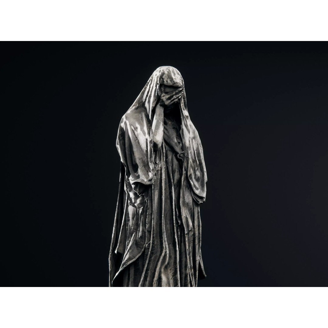 Stone Statues 3D Model – Low Poly Gothic Decoration, FBX - View 12