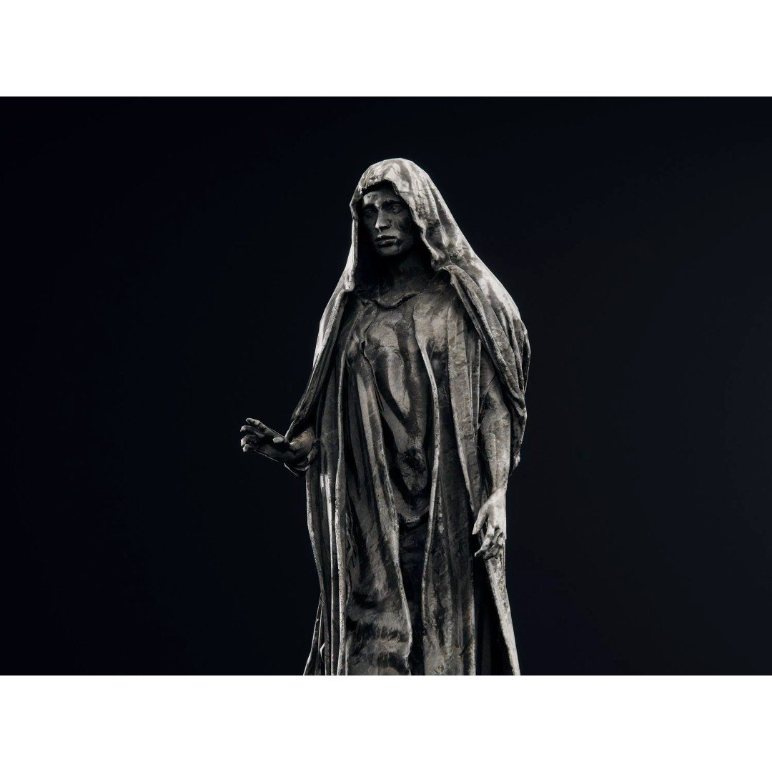 Stone Statues 3D Model – Low Poly Gothic Decoration, FBX - View 13