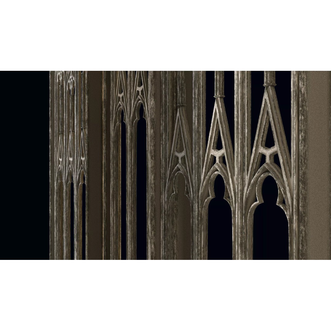 Medieval Arch 3D Model – Gothic Portal, PBR Textures, FBX - View 11
