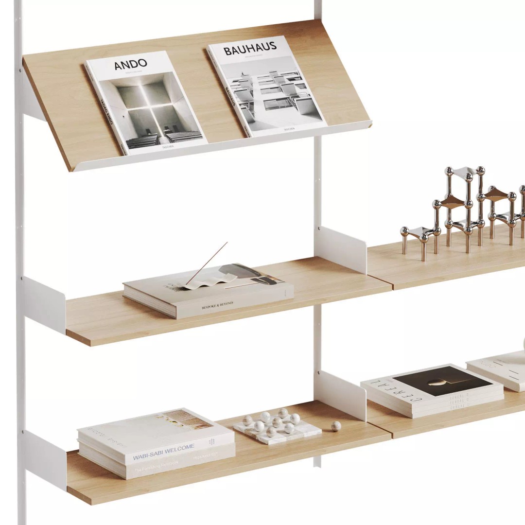 Display Shelf 3D Model – Modern Decoration with PBR Materials - View 3