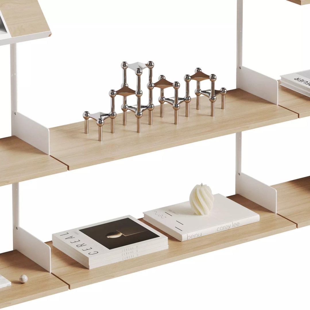 Display Shelf 3D Model – Modern Decoration with PBR Materials - View 4