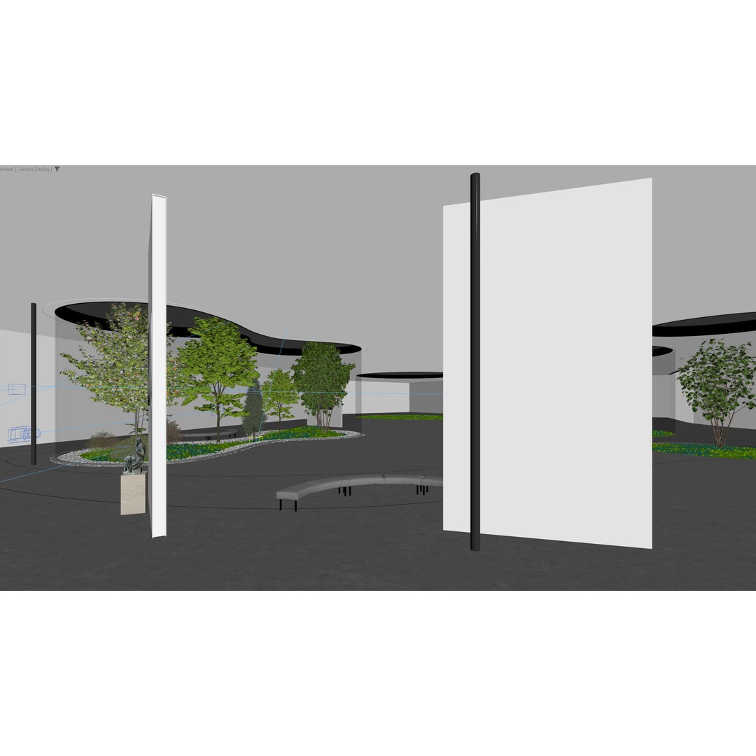 Hiroshi Senju Museum 3D Model – High Poly Architectural Visualization, FBX