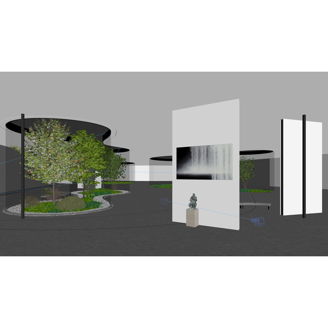 Hiroshi Senju Museum 3D Model – High Poly Architectural Visualization, FBX - View 10