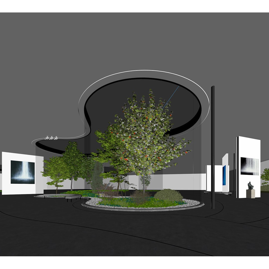 Hiroshi Senju Museum 3D Model – High Poly Architectural Visualization, FBX - View 11