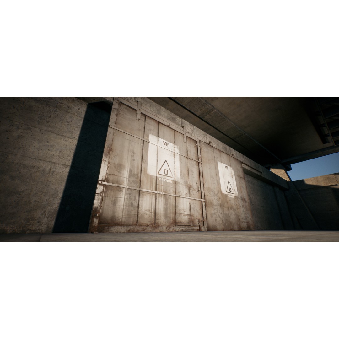Real World Door Set 3D Model – Low Poly Animated Architectural Asset - View 16