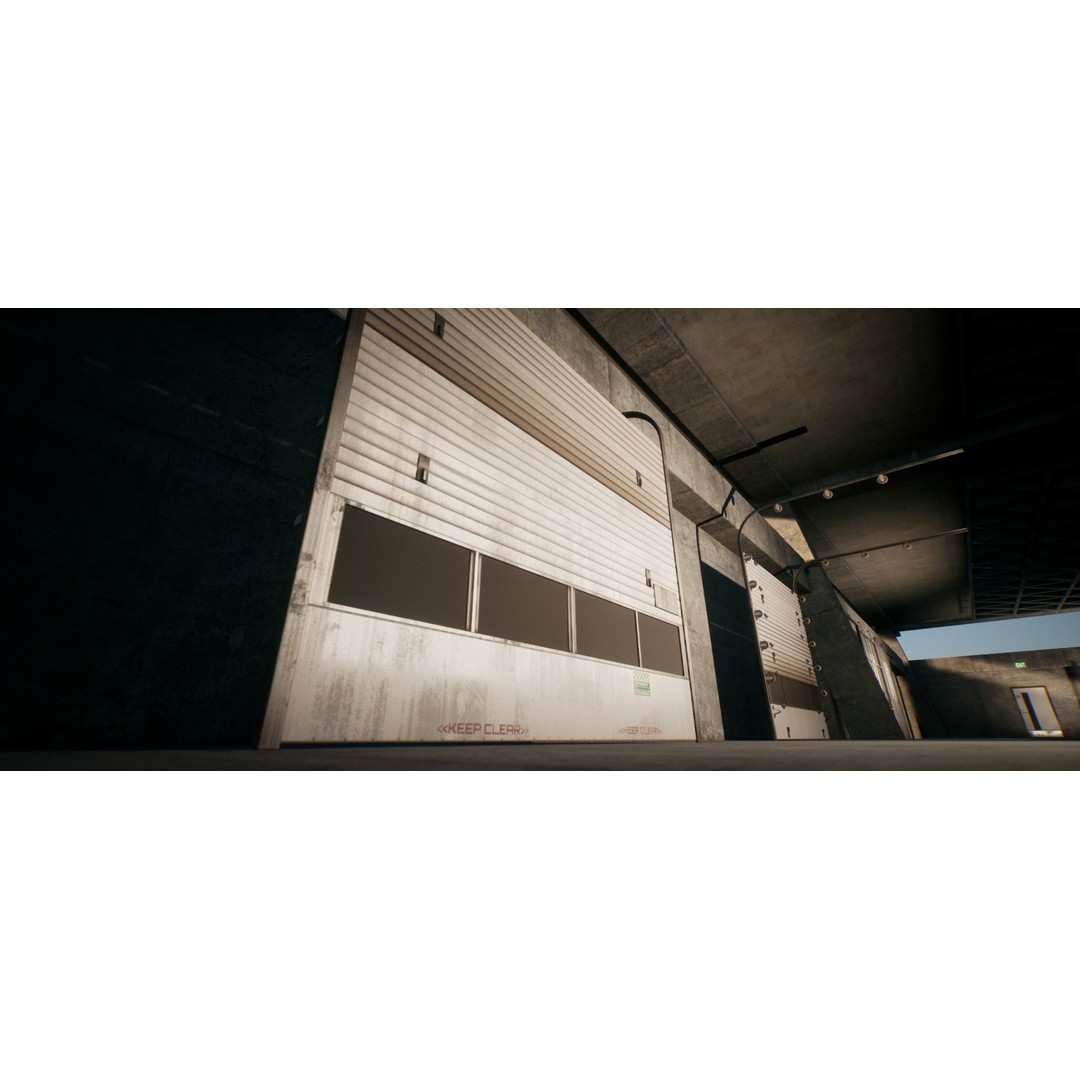 Real World Door Set 3D Model – Low Poly Animated Architectural Asset - View 17