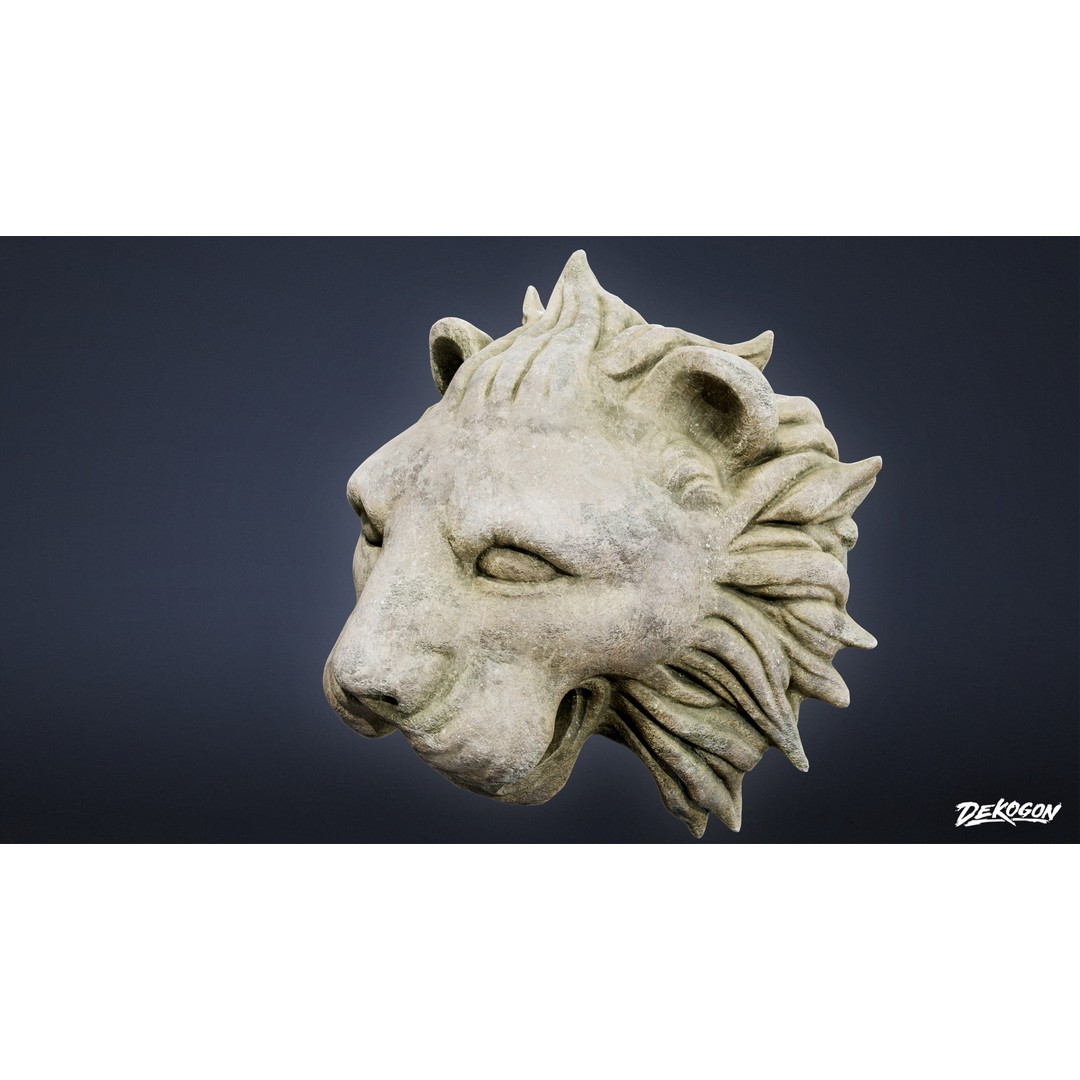 Ancient Ruins 3D Model – Low Poly Artifact with PBR Textures, FBX - View 5